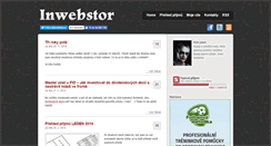 Desktop Screenshot of inwebstor.cz