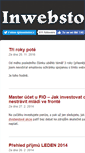 Mobile Screenshot of inwebstor.cz